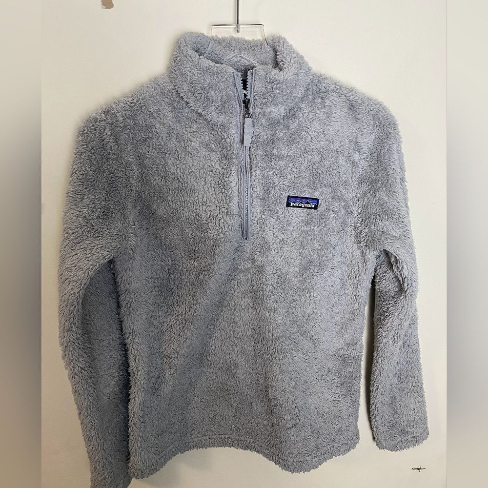 Patagonia Women's Los Gatos 1/4-Zip Fleece Pullover Jacket Drifter Grey Small